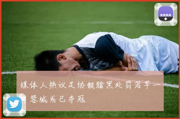 媒体人热议足协假赌黑处罚若早一年蓉城或已夺冠